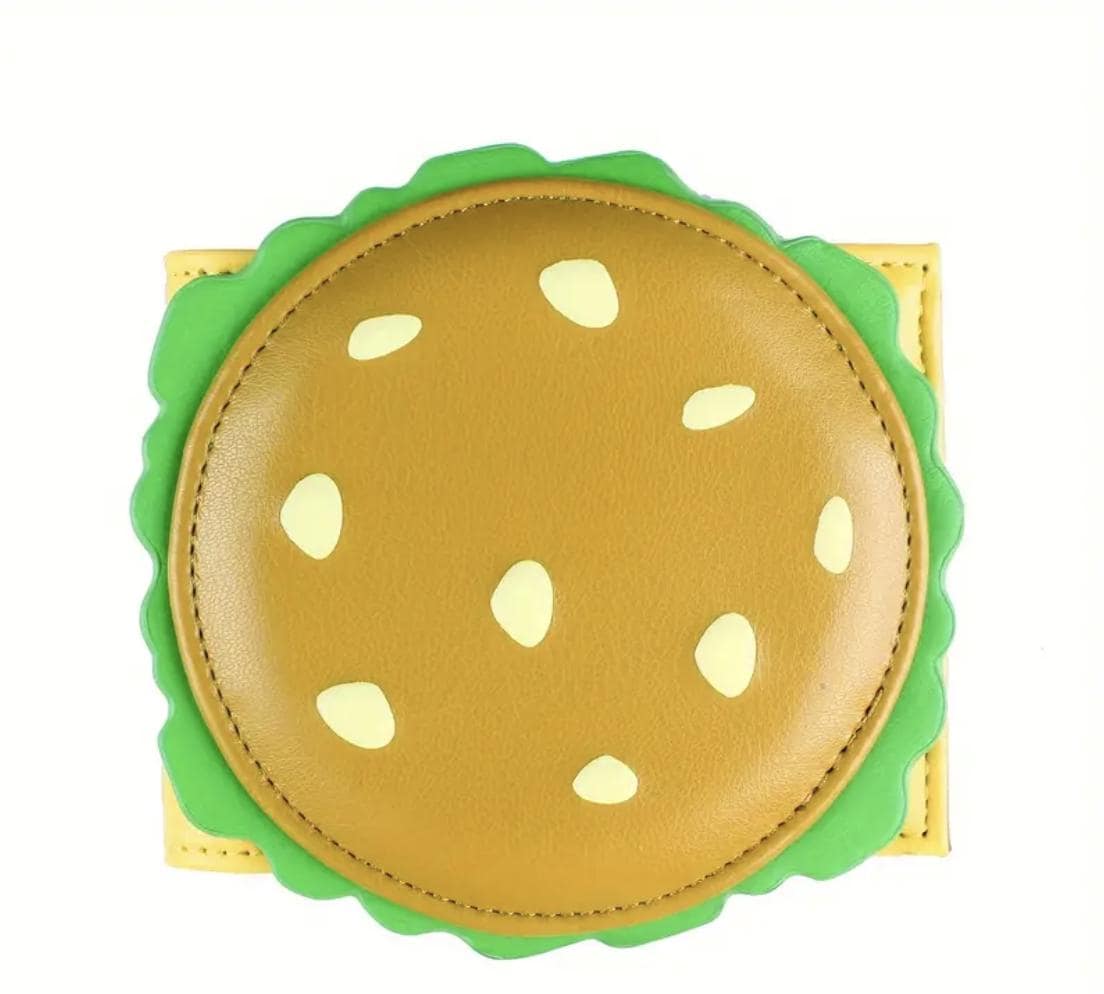 Burger Shaped Women’s Wallet – Fun Novelty Coin Purse & Card Holder Gift